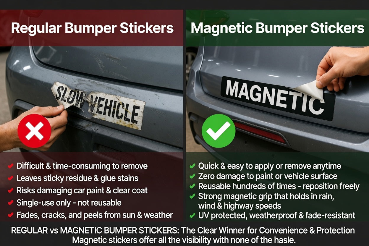 Magnetic Bumper Sticker